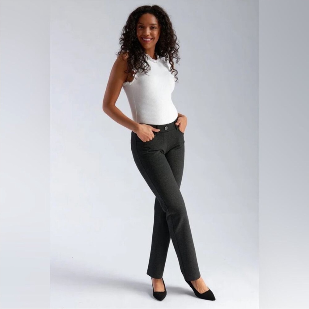 NWT Betabrand Dress Pant Yoga Pants Straight Leg